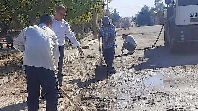 Samsat'ta kış hazırlıkları başladı