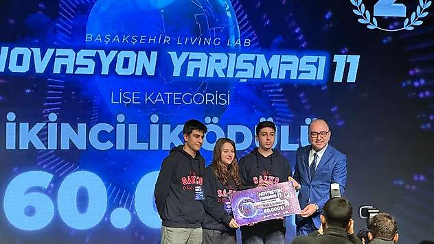 SANKO okulları öğrencileri inovasyon yarışmasında Türkiye ikincisi oldu