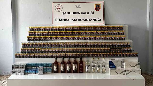 Şanlıurfa'da 2 bin 558 paket gümrük kaçağı sigara ele geçirildi