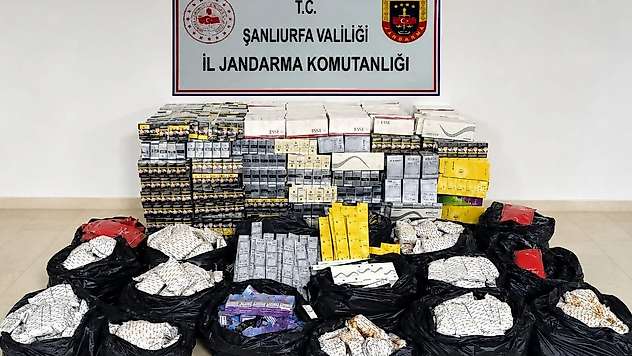 Şanlıurfa'da 2 milyon liralık kaçakçılık operasyonu