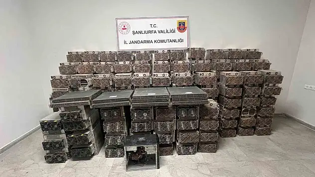 Şanlıurfa'da kripto para madenciliği operasyonu: 2 gözaltı