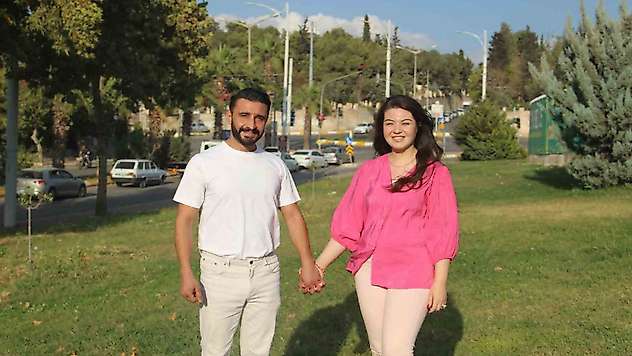 Şanlıurfa'da sıra dışı bir çeyiz taşıma merasimi