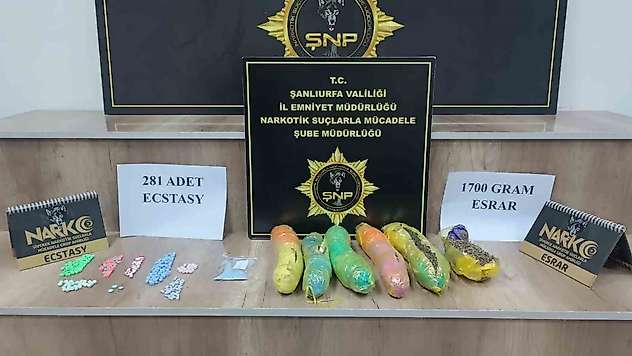 Şanlıurfa'da uyuşturucu operasyonu: 5 gözaltı