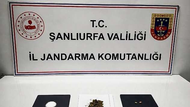 Şanlıurfa'da uyuşturucu operasyonunda 2 şüpheli gözaltına alındı