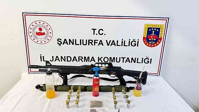 Şanlıurfa'da uyuşturucu ve silah ele geçirildi
