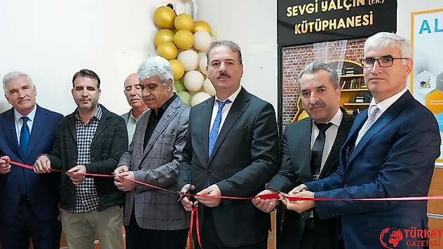 Sevgi Yalçın kütüphanesi hizmete girdi