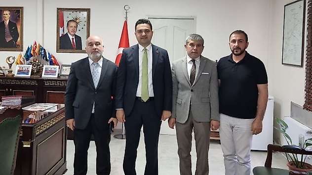 SGK İlçe Müdürü Güçlü'den Kaymakam Seyhan'a ziyaret