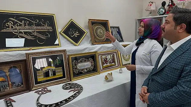 Sincik'te kursiyerler hünerlerini sergiledi