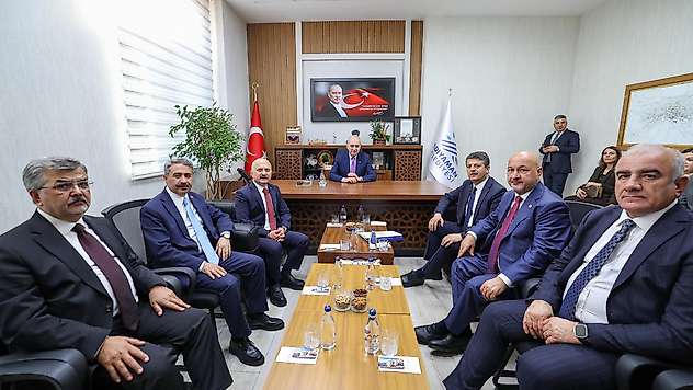 TBMM Başkanı Numan Kurtulmuş Başkan Tutdere'yi ziyaret etti