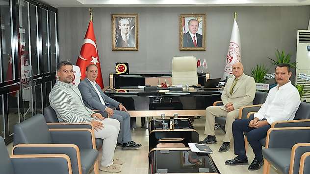 Tosun'dan Elüstü'ne hayırlı olsun ziyareti