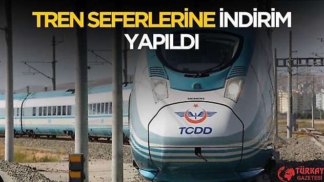 Tren seferlerine indirim yapıldı