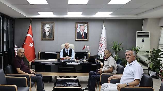 TSYD Adıyaman Şube Başkanı Köşker'den Elüstü'ne ziyaret