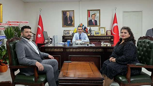 Türkay Gazetesinden Kaymakam Algın'a ziyaret