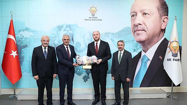 Başkan Güler ve Olgun'dan, Büyükgümüş'e ziyaret