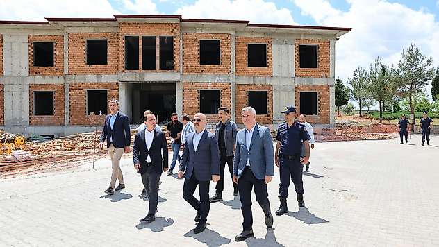 Tut İlçe Jandarma komutanlığı yeni hizmet binası inşaatı devam ediyor