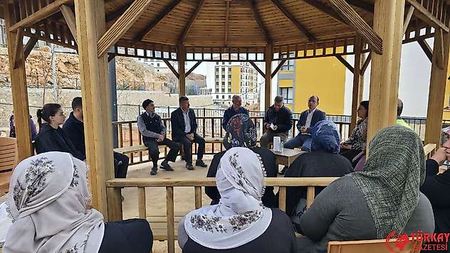 Tut ilçesinde TOKİ konutlarının durumu görüşüldü