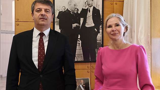 Tutdere'den İsveç Büyükelçisi Malena Mard'a iade-i ziyaret