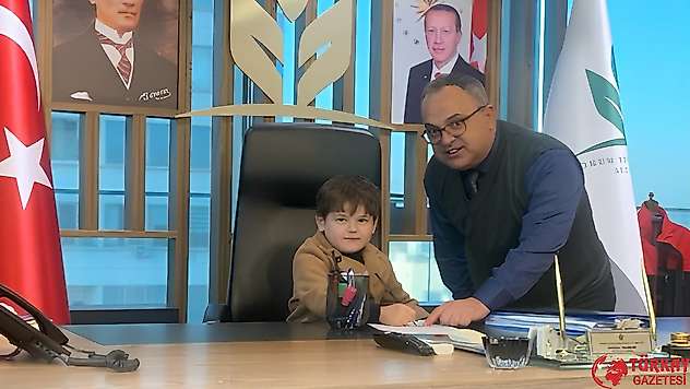 TYAB Minik başkanını ağırladı