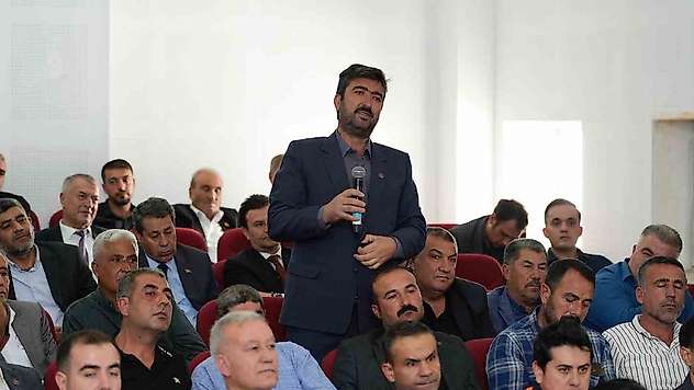 Vali Çeber ile Başkan Şahin, Arabanlı muhtarların taleplerini dinledi