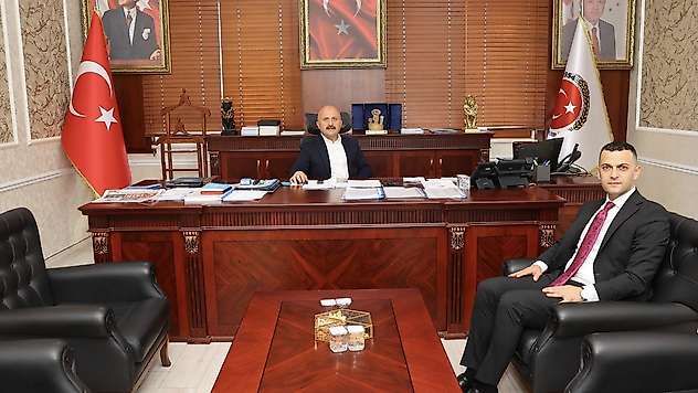 Vali Varol'dan İl Genel Sekreteri Göktaş'a ziyaret