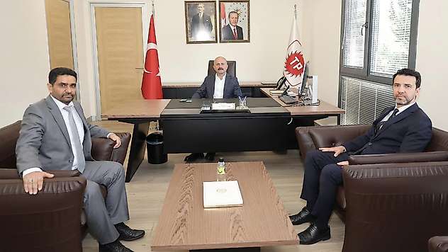 Vali Varol'dan TP Bölge müdürü Utmanoğulları'na ziyaret 