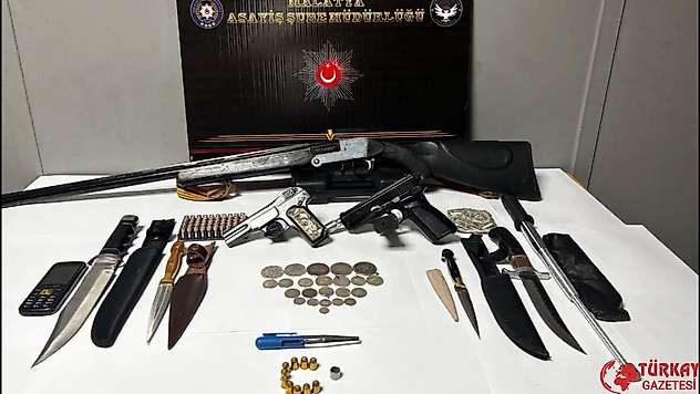 Yakalanan cinayet zanlısının ikametinden cephanelik çıktı