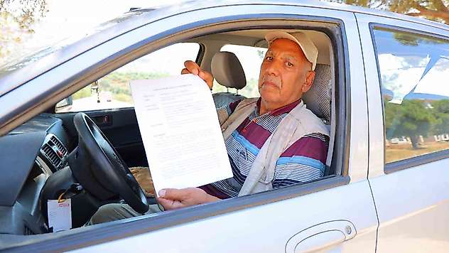 Yol çalışması mağduru oldu, 10 bin lira ceza kesildi
