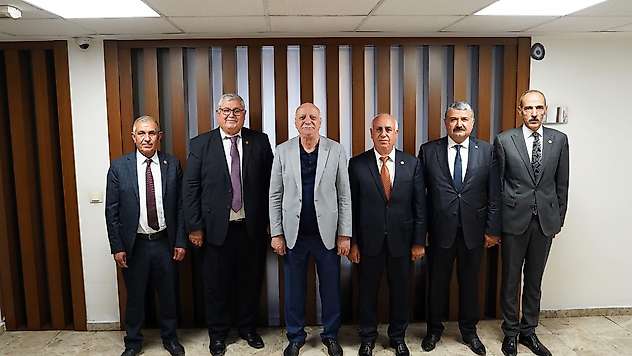 Ziraat Odası başkanlarından Şemsi Bayraktar'a ziyaret