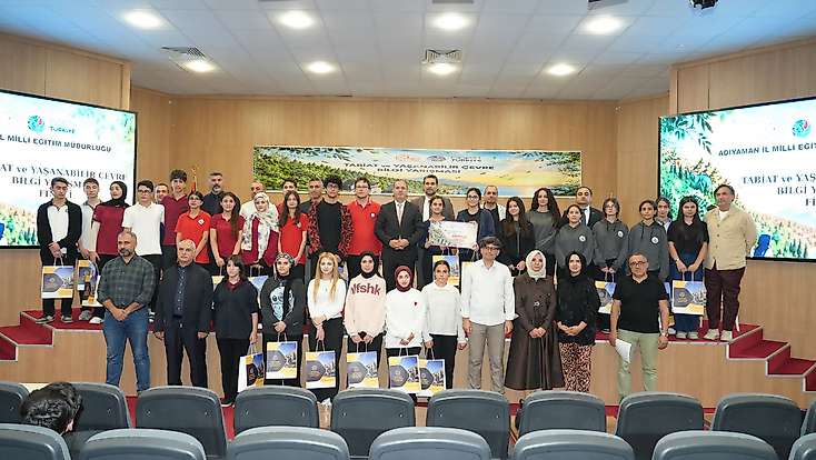 Adıyaman’da Tabiat ve Yaşanabilir Çevre Bilgi yarışması finali gerçekleştirildi