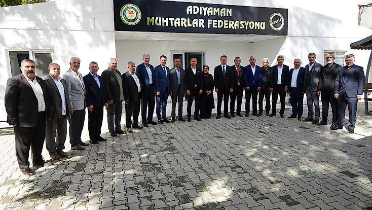 Başkan Tutdere ’den Adıyaman Muhtarlar Federasyonuna ziyaret