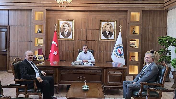 Çavana’dan Kaymakam Algın’a ziyaret