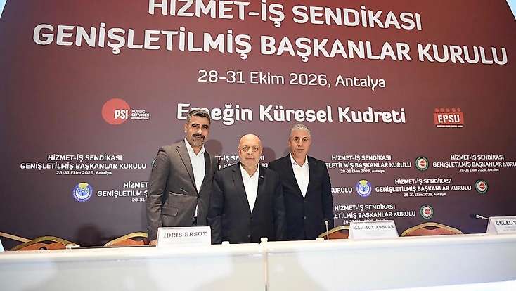 HİZMET İŞ Sendikasının Genişletilmiş Başkanlar Kurulu toplantısı gerçekleştirildi
