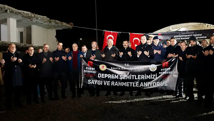 Kahta’da 6 Şubat Depremleri Anma Programı düzelendi