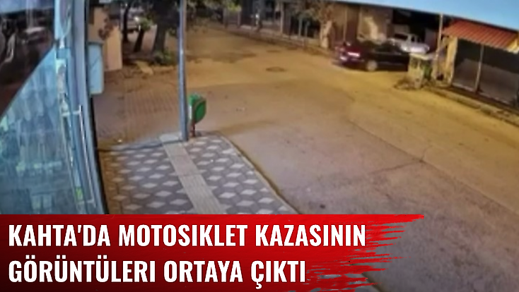 Kahta'da Motosiklet Kazasının Görüntüleri Ortaya Çıktı