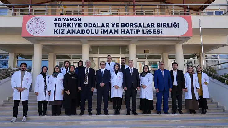 Ortar ve Tosun’dan TOBB Kız Anadolu İmam Hitap Lisesine ziyaret