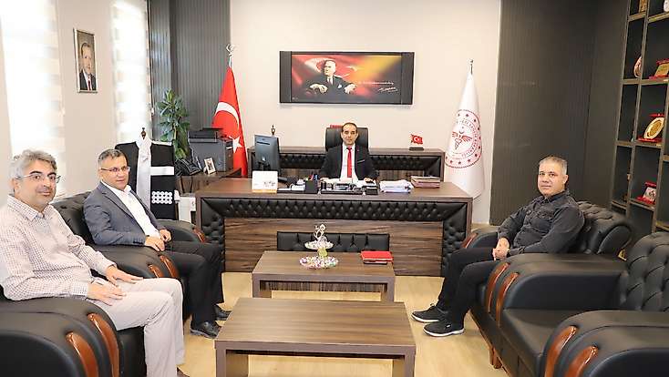 Prof. Dr. Konca’dan İl Sağlık Müdürü Şirik’e veda ziyareti