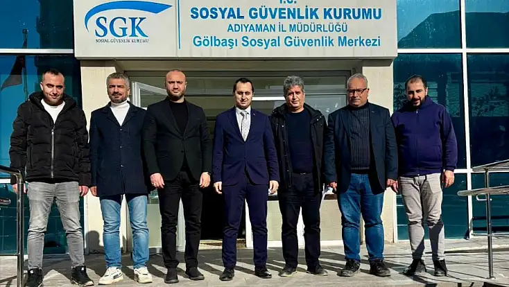 Türk Büro-Sen heyetinden Tut ve Gölbaş ilçelerinde üye ziyareti