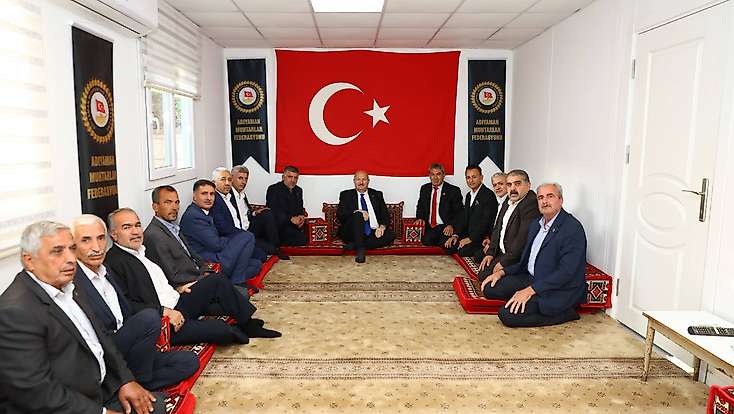 Vali Küçük’ten Adıyaman Muhtarlar Federasyonuna ziyaret