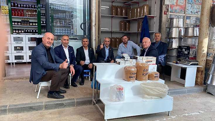 Yeniden Refah Partisi teşkilat üyelerinden esnaf ziyareti