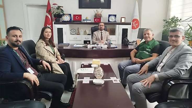 Yeşilay Adıyaman Şubesinden İl Müftüsü Şavlı’ya ziyaret
