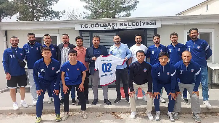 1958 Gölbaşı Spor Kulübünden Başkan Yıldırım'a ziyaret