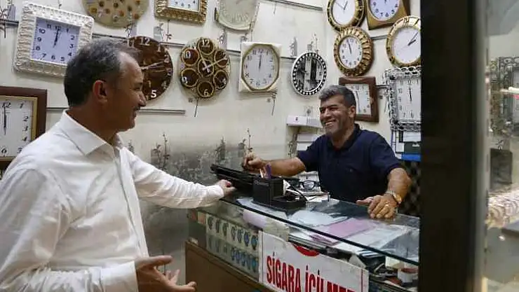 Belediye Başkanı'nın Esnaf Ziyaretleri Devam Ediyor