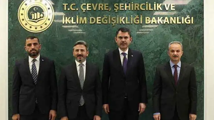 Bakan Kurum'dan projelere tam destek