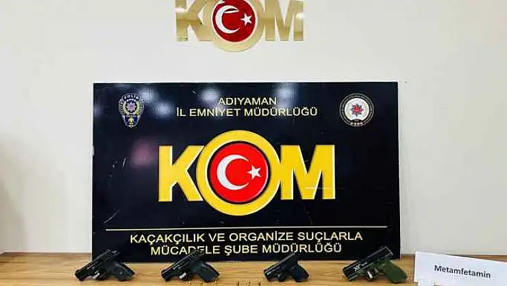 Yol Uygulamasında 4 Tabanca Ele Geçirildi