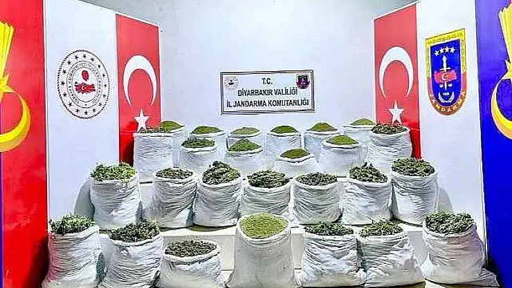 1 Ton 640 Kilo Esrar Ele Geçirildi