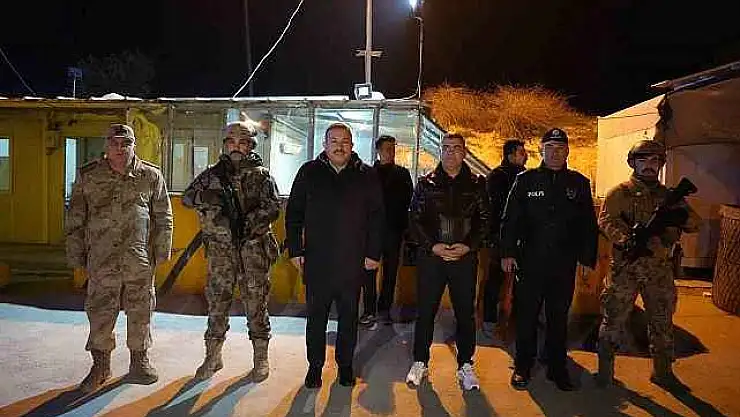 Kilis'te yılbaşı gecesi bin 139 personel görev başında