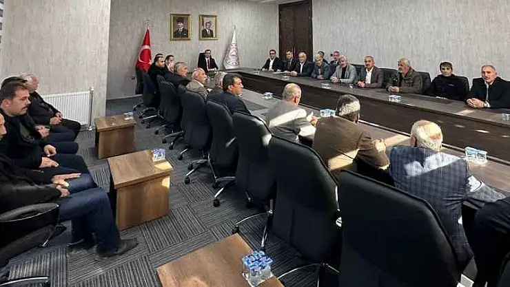 Samsat'ta afet değerlendirme toplantısı yapıldı