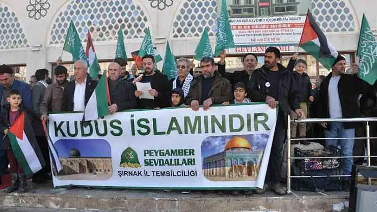 Şırnak'ta İsrail saldırılarına tepkiler devam ediyor