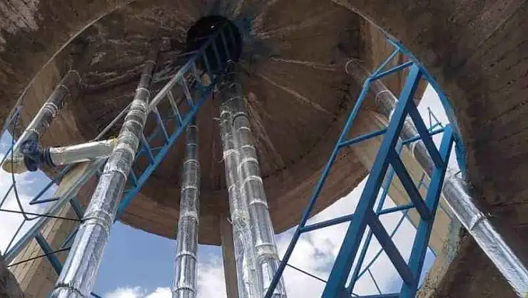 DİSKİ, soğuklara karşı su depolarında önlem alıyor