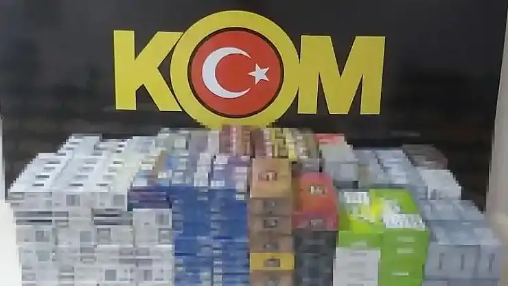 Şanlıurfa'da bin 660 paket kaçak sigara ele geçirildi
